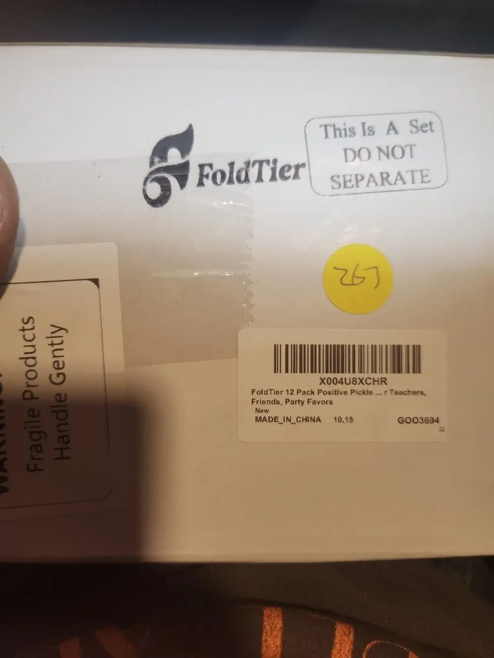 FoldTier 12-Pack Positive Pickle Gifts - Bulk Emotional Support Sets NEW!